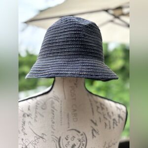 Denim Bucket Hat with Contrast Stitching
Like New